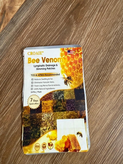 Bee Venom Lymphatic Drainage & Sliming Patches (10 Patches)