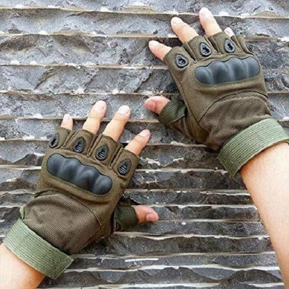 Road Warrior Gloves Non-Slip Rubber Knuckle Gloves