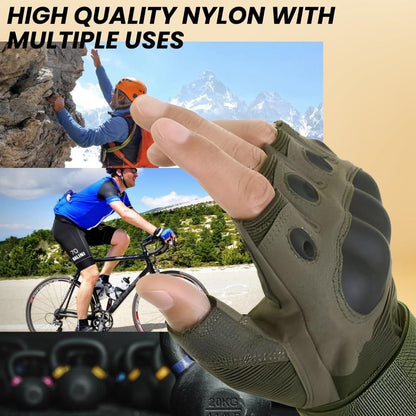 Road Warrior Gloves Non-Slip Rubber Knuckle Gloves