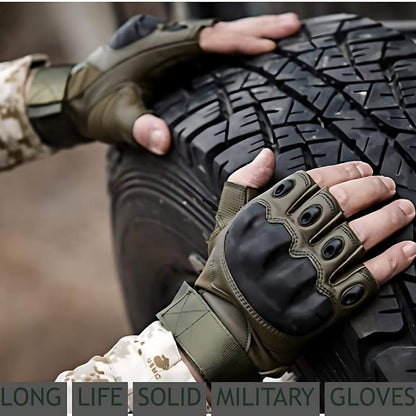 Road Warrior Gloves Non-Slip Rubber Knuckle Gloves