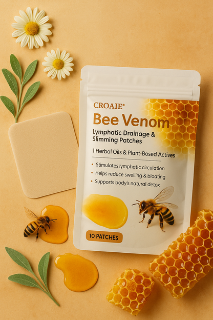 Bee Venom Lymphatic Drainage & Sliming Patches (10 Patches)